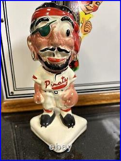 Vintage Stanford Pottery Pittsburgh Pirates Mascot Baseball Bank-Nice Shape