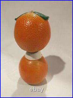 Vintage Sun Glo Products 5 Tall Mr Florida Orange Bobblehead