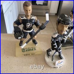 Vintage Tampa Bay Lightning Bobble Heads Lot Of 9 Free Shipping