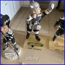 Vintage Tampa Bay Lightning Bobble Heads Lot Of 9 Free Shipping