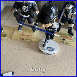 Vintage Tampa Bay Lightning Bobble Heads Lot Of 9 Free Shipping