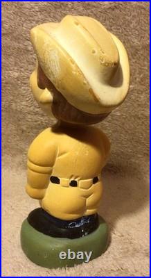 Vintage Texas Rangers Green Base Nodder Bobblehead 1988 VERY NICE