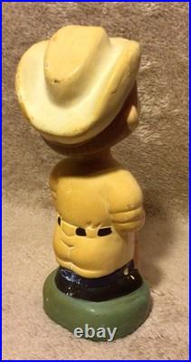 Vintage Texas Rangers Green Base Nodder Bobblehead 1988 VERY NICE