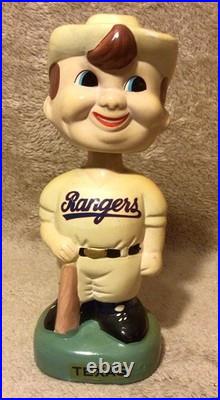 Vintage Texas Rangers Green Base Nodder Bobblehead 1988 VERY NICE