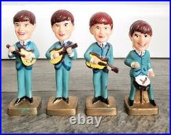 Vintage The Beatles Rock Band Original 1964 Bobblehead Nodders