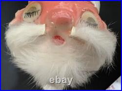 Vintage Ultra Rare Bobble Head Santa Claus Christmas Decanter Winkey Eyes, Japan