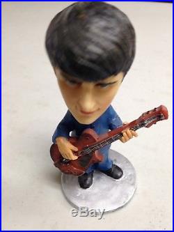 Vintage Unbranded All 4 Beatles Hand Painted Bobble Heads