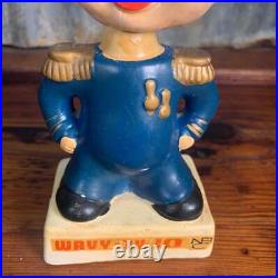 Vintage WAVY Advertising BANK TV 10 NBC Bobble Head LEGO Japan Mid Century (#1)