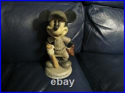 Vintage Walt Disney World Mickey Mouse Baseball Bobblehead Bobble Head