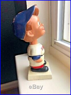 Vintage Washington Senators Bobble Head Nodder White Base