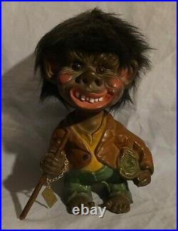 Vintage Western Germany Heico Original Bobble Head Nodder Troll