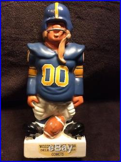 Vintage Wisconsin State Bank FOOTBALL Player Bank Figure Statue JAPAN RARE