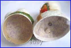 Vintage Xmas ESKIMO Candy Container BOBBLE HEAD 6 (15.5 cm) WESTERN GERMANY