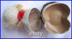 Vintage Xmas ESKIMO Candy Container BOBBLE HEAD 6 (15.5 cm) WESTERN GERMANY