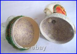 Vintage Xmas ESKIMO Candy Container BOBBLE HEAD 6 (15.5 cm) WESTERN GERMANY