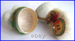 Vintage Xmas ESKIMO Candy Container BOBBLE HEAD 6 (15.5 cm) WESTERN GERMANY