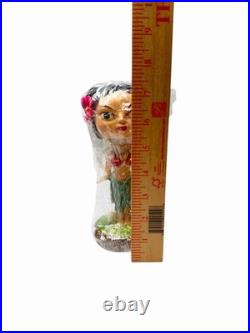 Vintage Y2K RARE Bopp'n Heads Waikiki Hula Girl Bobblehead Figurine NEW OPEN BOX