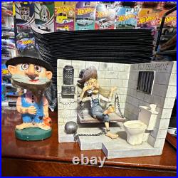 Vintage decor hillbilly jail cell and west Virginia hillbilly bobble head