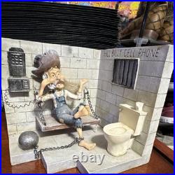 Vintage decor hillbilly jail cell and west Virginia hillbilly bobble head