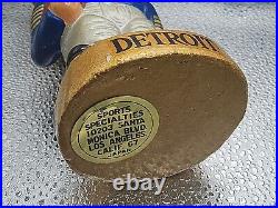 Vintage early 1960's Detroit Lions Bobble head nodder square base made in Japan