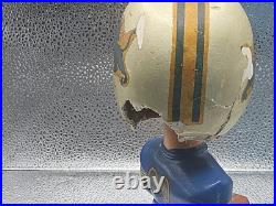 Vintage early 1960's Detroit Lions Bobble head nodder square base made in Japan