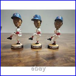 Vintage lot of 3 Bob Gibson Cardinals Shop'n Save Coca Cola bobblehead