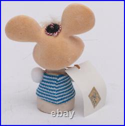 Vntg 1960's Topo Gigio Shogakukan Japan Bobble Head Nodder Mouse MARIA PEREGO Bl