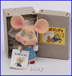 Vntg 1960's Topo Gigio Shogakukan Japan Bobble Head Nodder Mouse MARIA PEREGO Bl