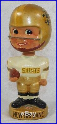 Vtg 1960's NFL New Orleans Saints Football Bobble Head Nodder
