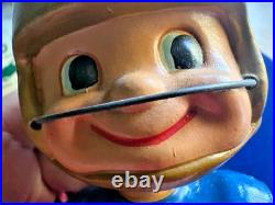 Vtg 1960's Navy/US Naval Academy Bobbing Head/Nodder Toes Up Japan 7