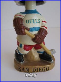Vtg 1960's SAN DIEGO GULLS SANDY HOCKEY NODDER BOBBLEHEAD NHL WHL AHL MINORS