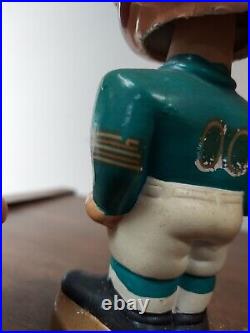 Vtg 1960s NFL Miami Dolphins Bobble Head Nodder Sports Specialties Japan 7 1/4