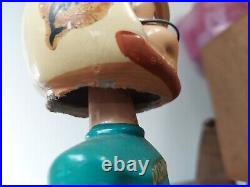 Vtg 1960s NFL Miami Dolphins Bobble Head Nodder Sports Specialties Japan 7 1/4