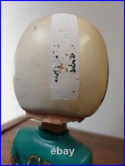 Vtg 1960s NFL Miami Dolphins Bobble Head Nodder Sports Specialties Japan 7 1/4