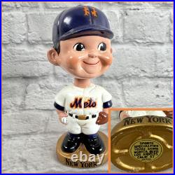 Vtg 1960s New York Mets Bobblehead Baseball Player Made Japan Sports Specialties