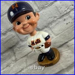 Vtg 1960s New York Mets Bobblehead Baseball Player Made Japan Sports Specialties