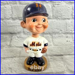 Vtg 1960s New York Mets Bobblehead Baseball Player Made Japan Sports Specialties