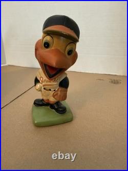 Vtg 1962 Baltimore Orioles Bobblehead Baseball Japan Oriole Bird Mascot Nodder