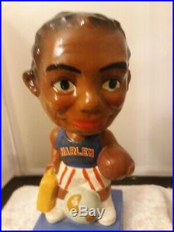 Vtg 1963 Harlem Globetrotters Bobble Head Basketball Sports Memorabilia Dated