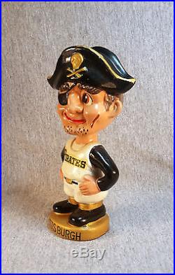 Vtg 1967 Pittsburgh PIRATES Souvenir Mascot BOBBLEHEAD Nodder Sports Specialties