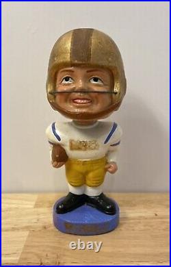 Vtg 1968 LSU Tigers Football Realistic Face Bobblehead Nodder Louisiana State