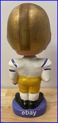Vtg 1968 LSU Tigers Football Realistic Face Bobblehead Nodder Louisiana State