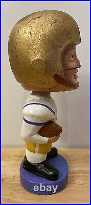 Vtg 1968 LSU Tigers Football Realistic Face Bobblehead Nodder Louisiana State