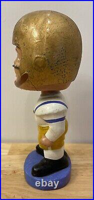 Vtg 1968 LSU Tigers Football Realistic Face Bobblehead Nodder Louisiana State