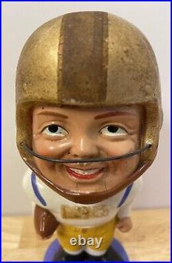 Vtg 1968 LSU Tigers Football Realistic Face Bobblehead Nodder Louisiana State