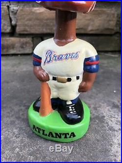 Vtg 1982 Atlanta Braves Indian 7 Baseball Bobble Head Nodder WithBox Taiwan Rare