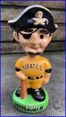 Vtg 1982 Pittsburgh Pirates 7 Baseball Bobble Head Nodder WithBox Taiwan Rare