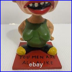 Vtg'61 St Pierre Patterson Rumpus Room Bobblehead Nodder You Men Are All Alike Vtg'61 St Pierre Patterson Rumpus Room Bobblehead Nodder You Men Are All Alike