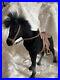 Vtg_Antique_Rare_Black_Felt_covered_Plastic_Bobblehead_Horse_With_Saddle_Bridle_01_av