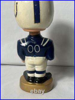 Vtg Baltimore Colts bobble head new inbox60s Gold Base Noder